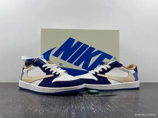 SCOTT TRAVIS AIR X JORDAN 1 CUSTOM DM7866-808 0506
